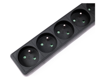 HAMA Listwa zasilająca Standard 6gn, 3m, czarna - 1416387 - zdjęcie 5